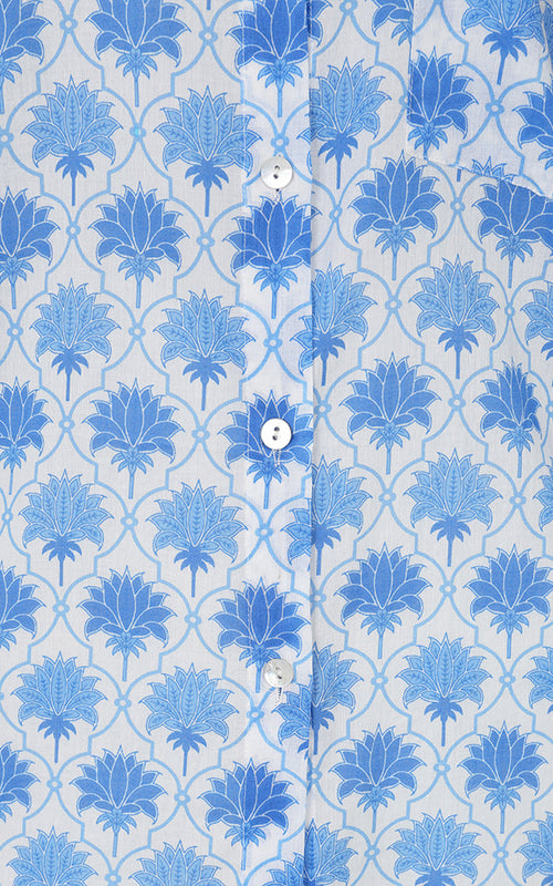 Faro Cotton Shirt | Blue