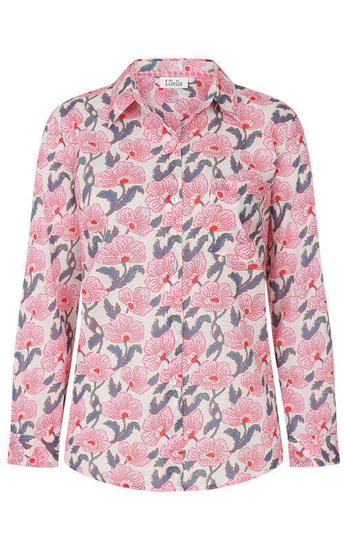 Sintra Cotton Shirt | Pink