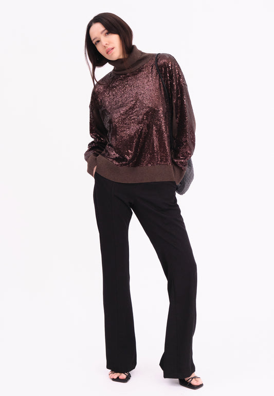 Hailey Turtleneck | Brown