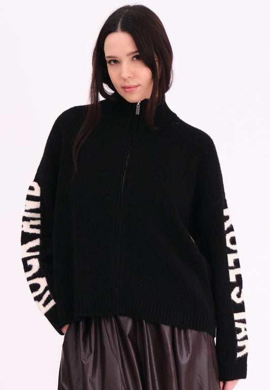 Phoebe Cardigan | Black & White