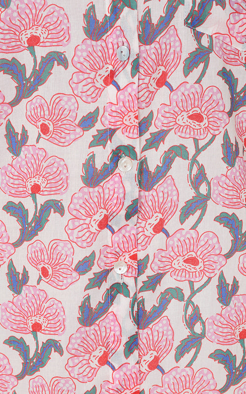 Sintra Cotton Shirt | Pink