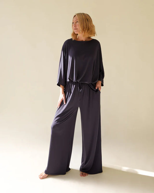 Chalk Jemma Top | Gun Metal