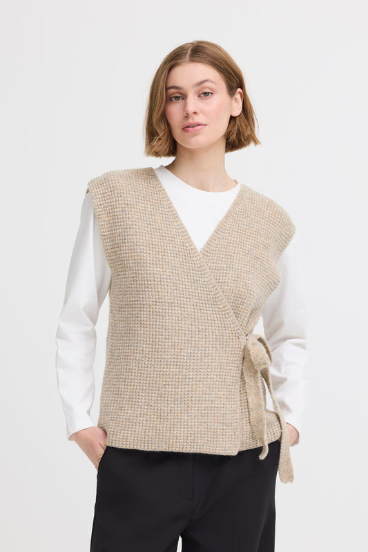 Ichi Ialitten Poncho | Tiger's Eye Melange