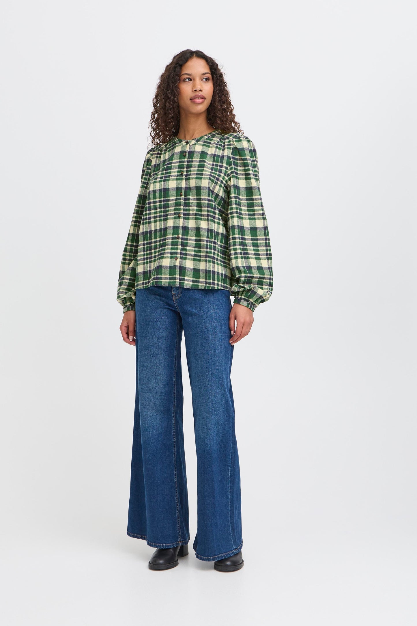 Ihtamanna Shirt | Pineneedle Check