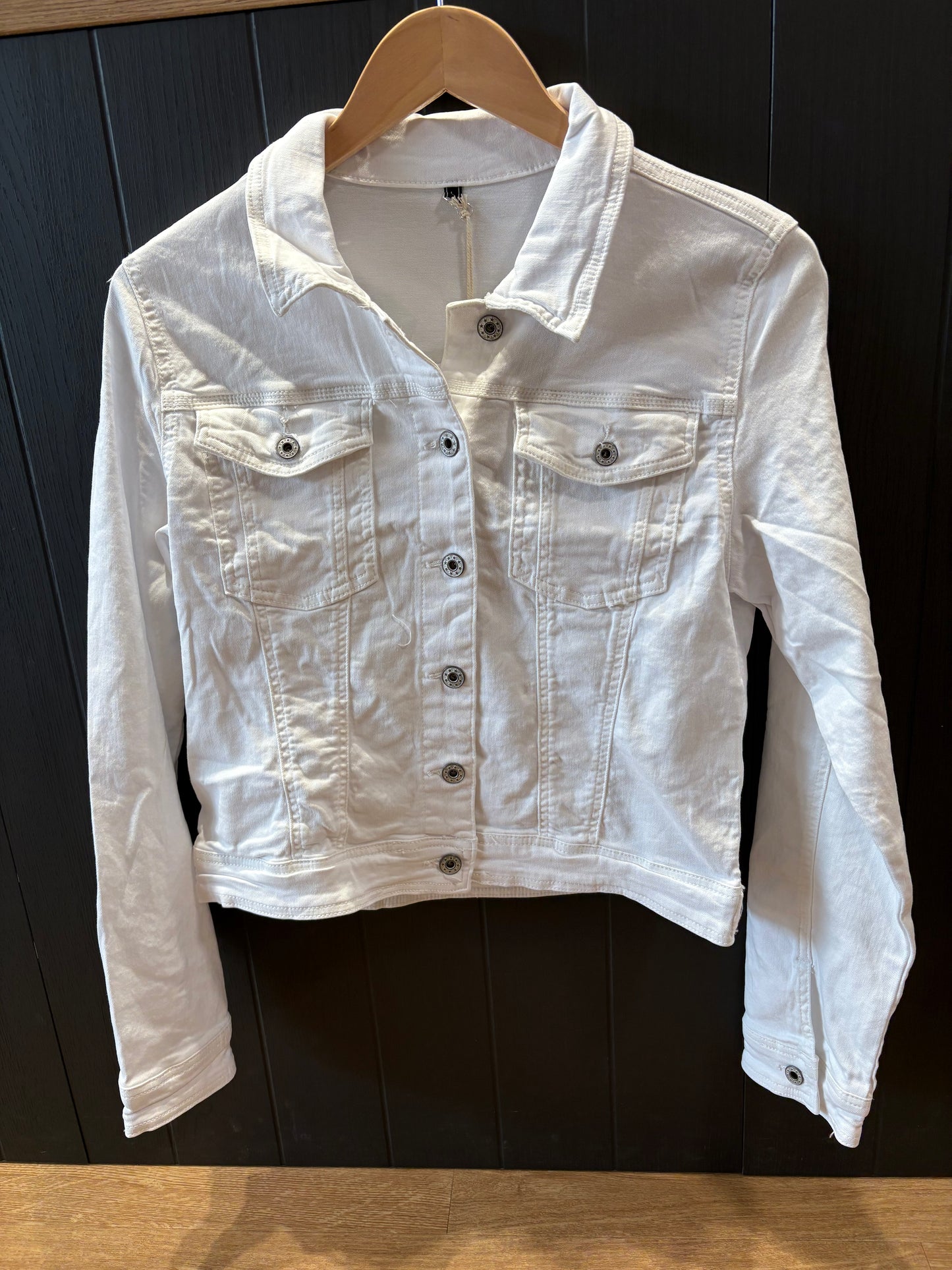 Denim Jacket | White