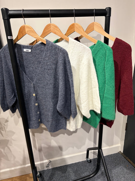 Molly Buttoned Alpaca Cardigan
