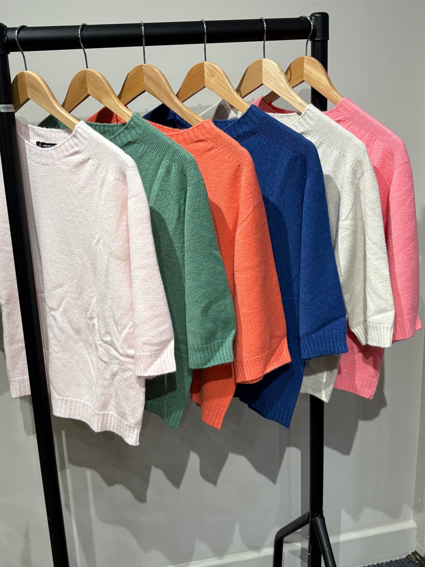 3/4 Sleeve Round Neck Soft Knit Jumper