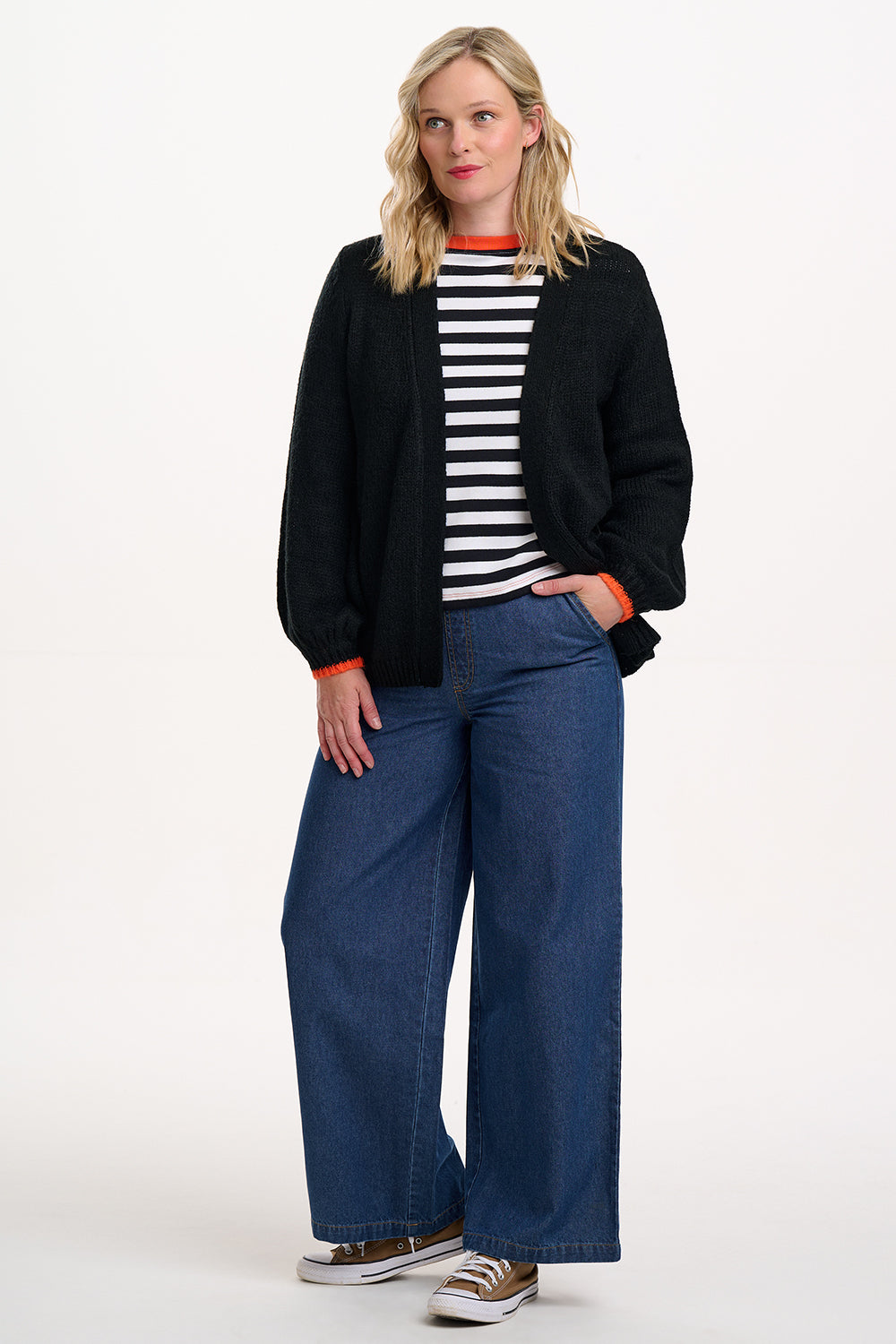 Yvette Cardigan | Black Lightning Flash