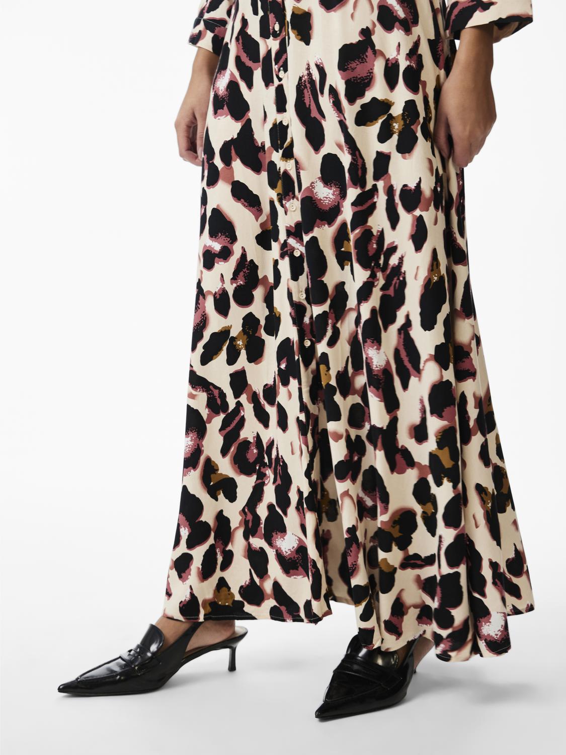YAS Savanna Long Shirt Dress | Mellow Rose