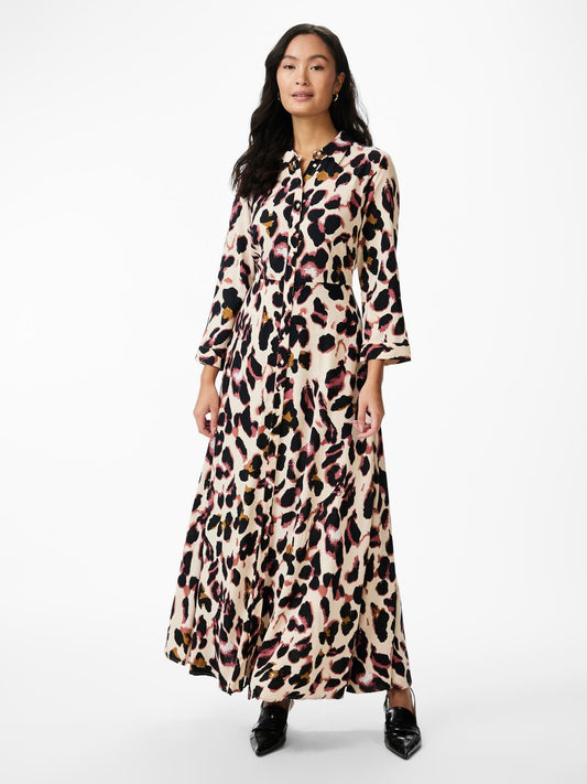 YAS Savanna Long Shirt Dress | Mellow Rose