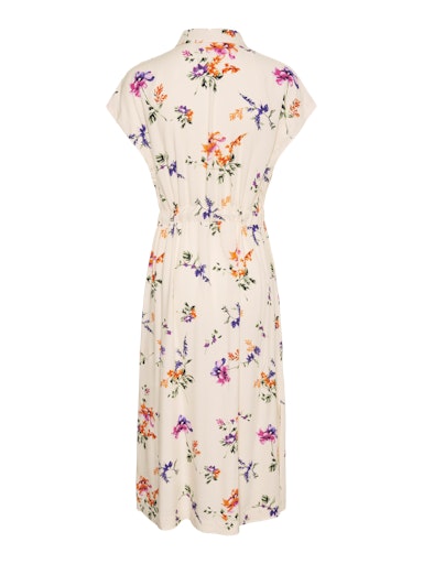 YAS Asina Midi Belt Dress | Whitecap Grey
