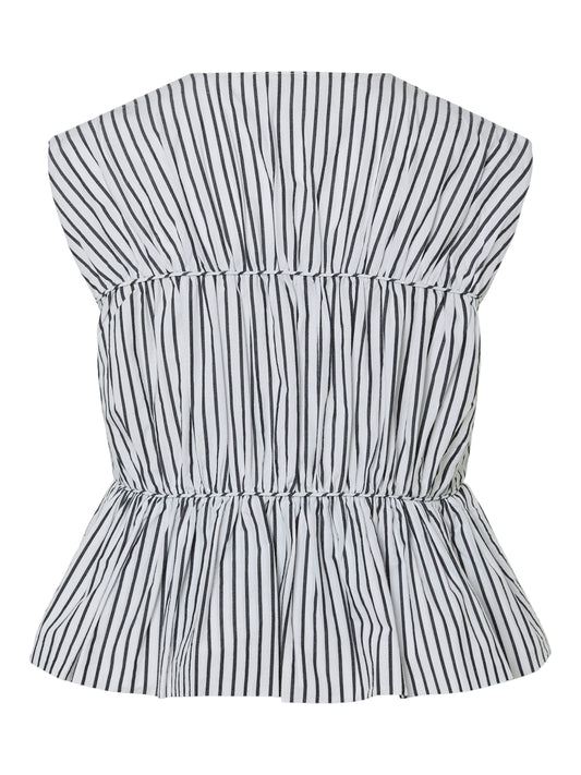 YAS Ebba Top | Black & White