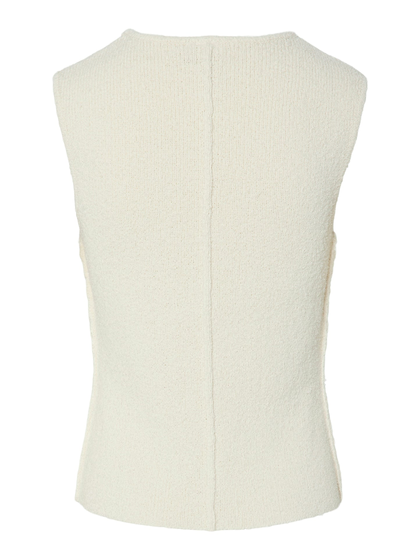 YAS Gally Sleeveless Knit Vest | Birch