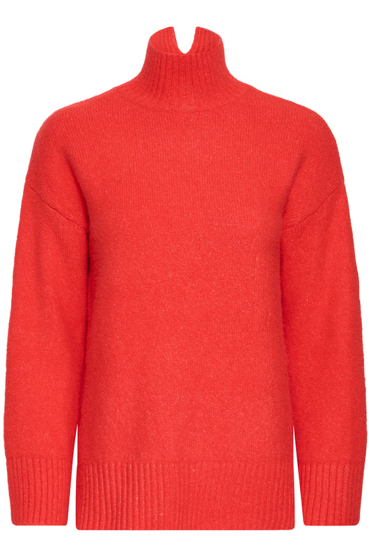 Byolma Turtleneck Jumper | Barbados Cherry