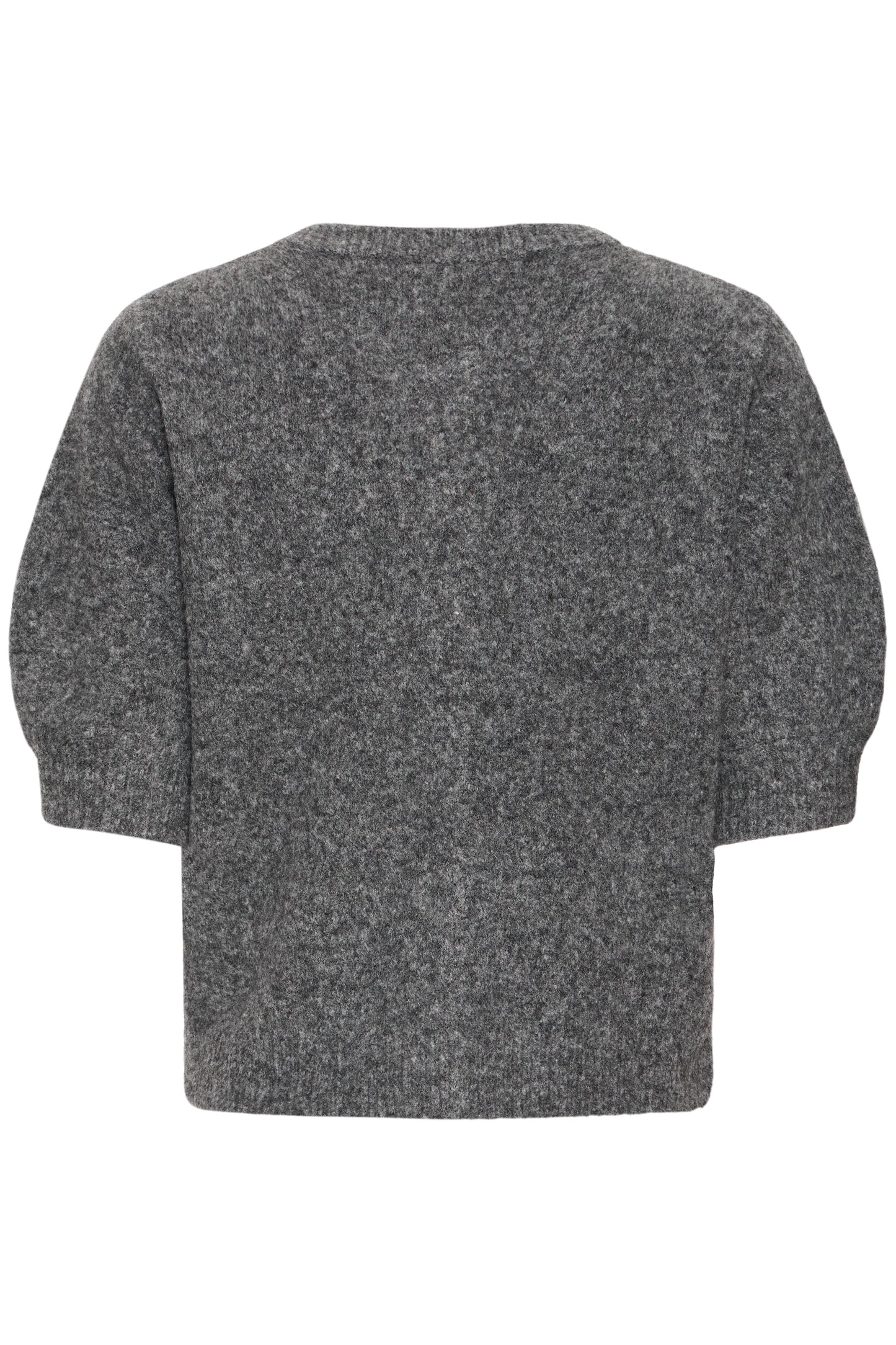 Byomea Deco Cardigan | Dark Grey Melange