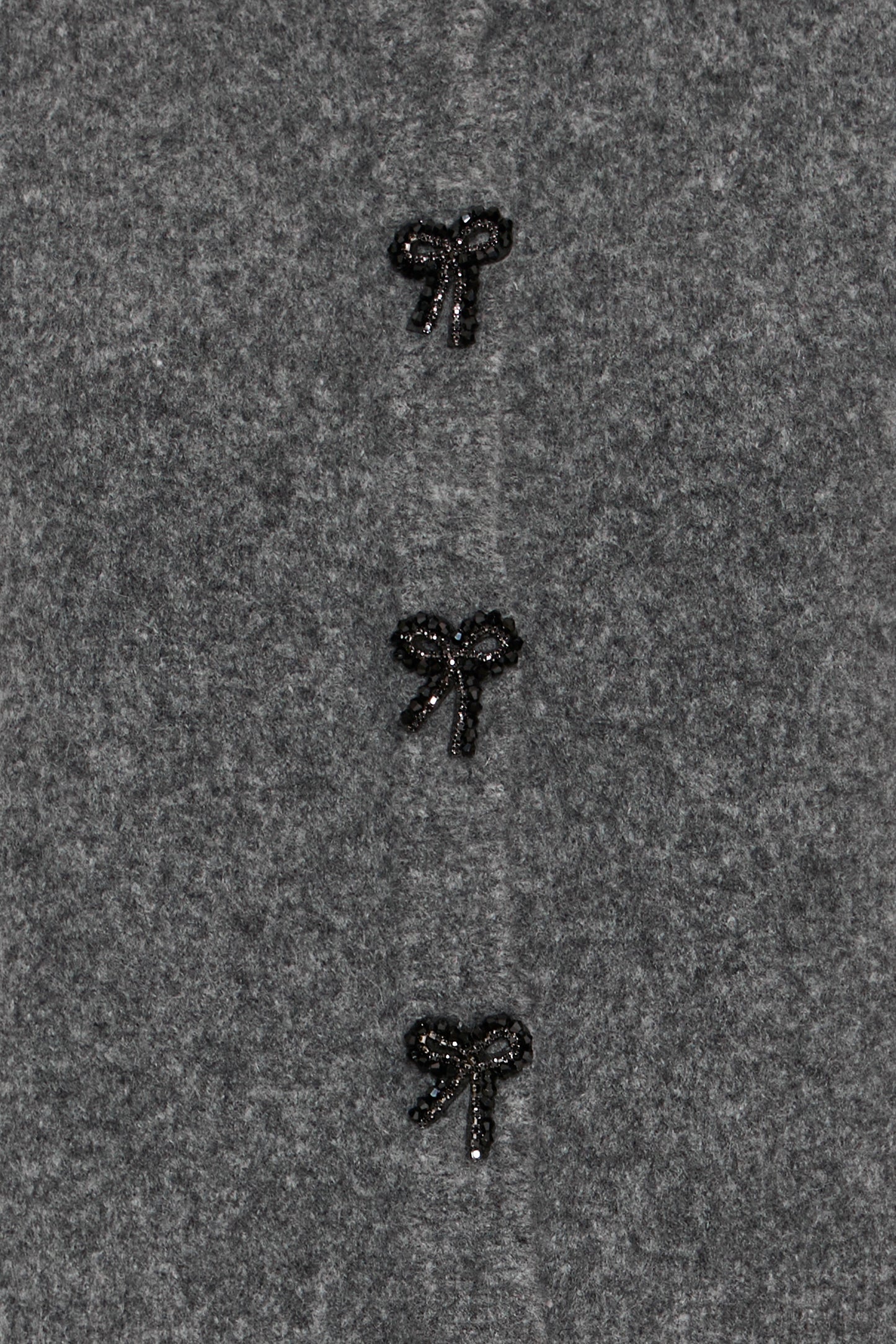 Byomea Deco Cardigan | Dark Grey Melange