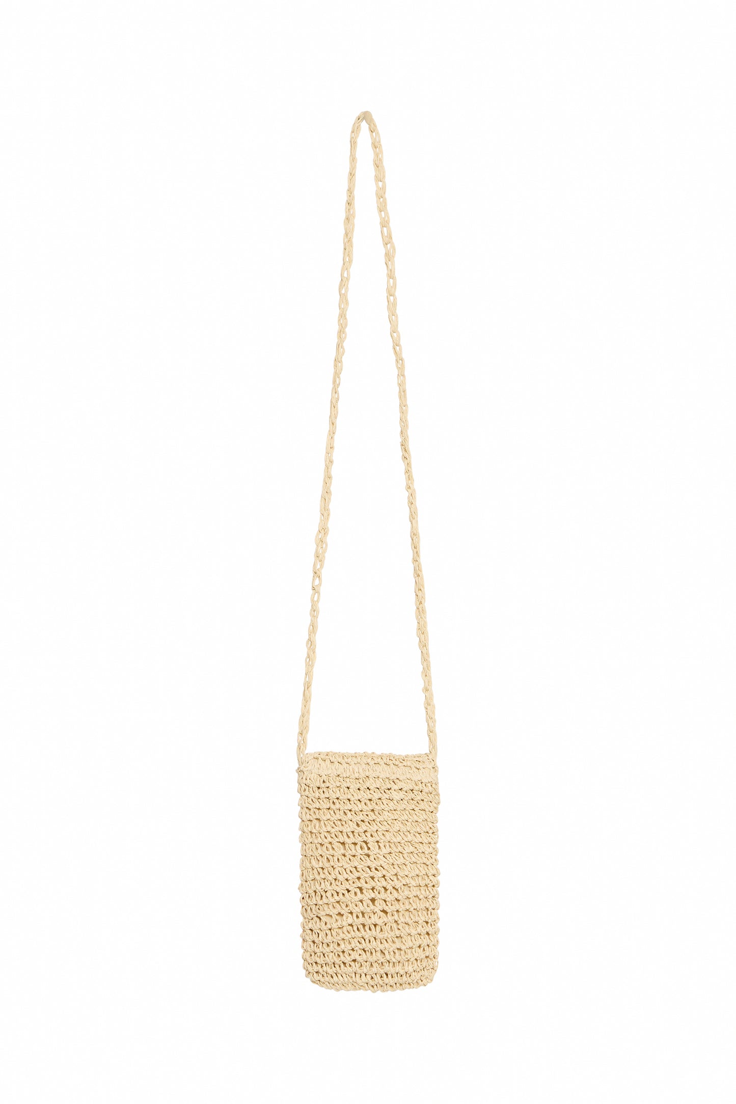 B Young Bavibbe Phone Bag | Natural Straw