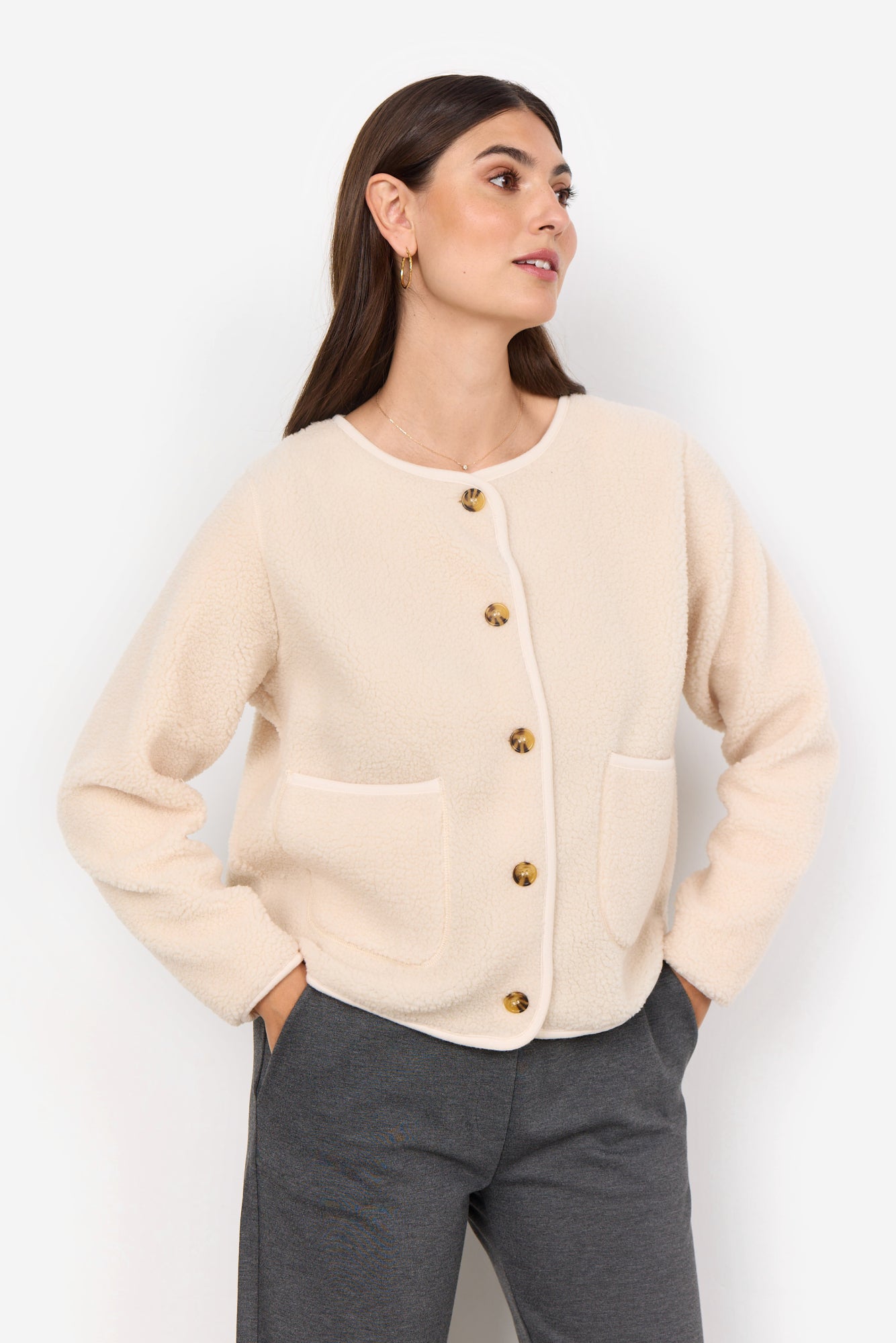 Soya Concept Onyx Cardigan | Cream