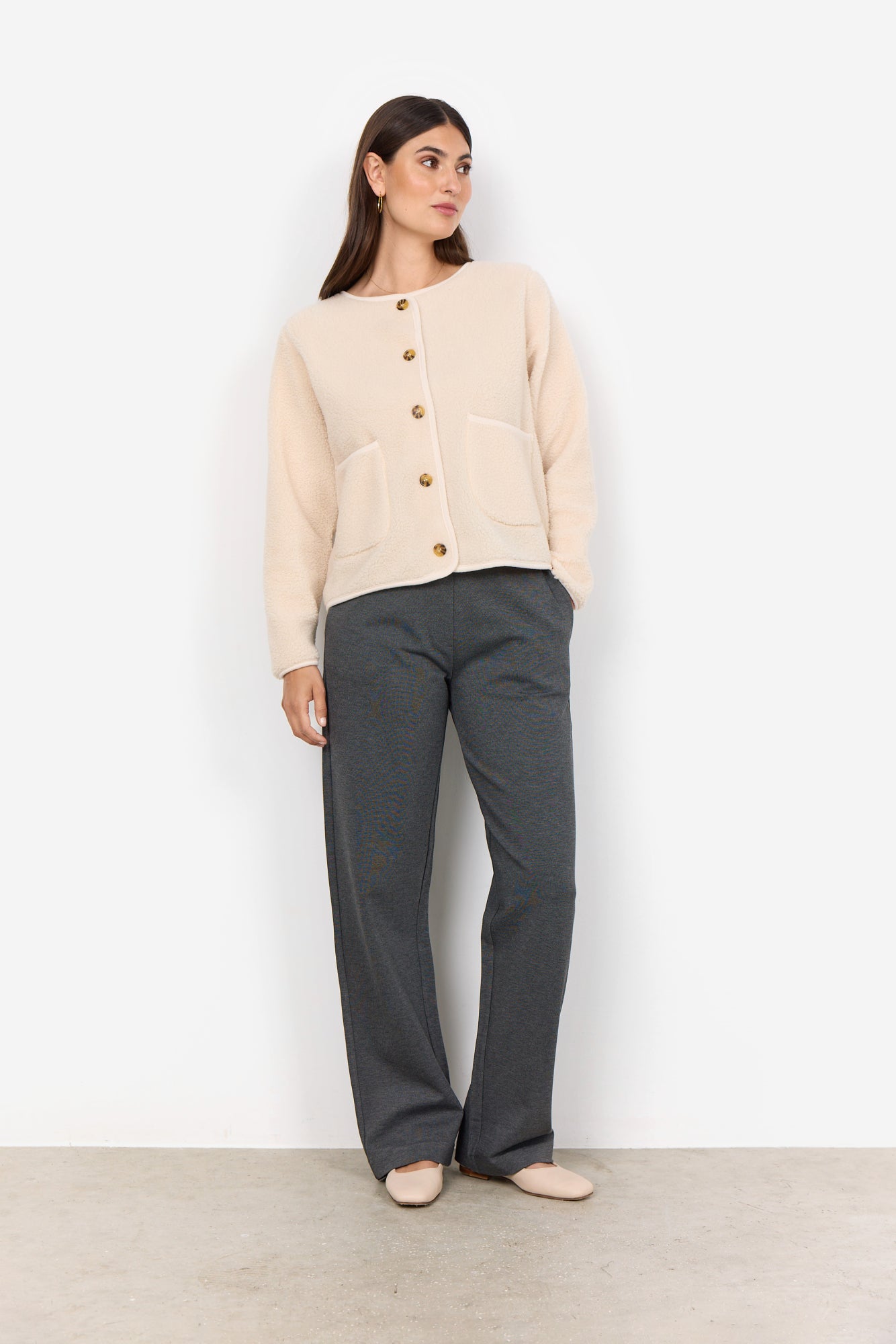 Soya Concept Onyx Cardigan | Cream