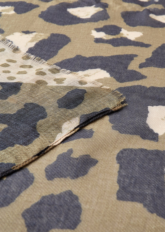 Soya Concept Shada Scarf | Misty Olive Combi