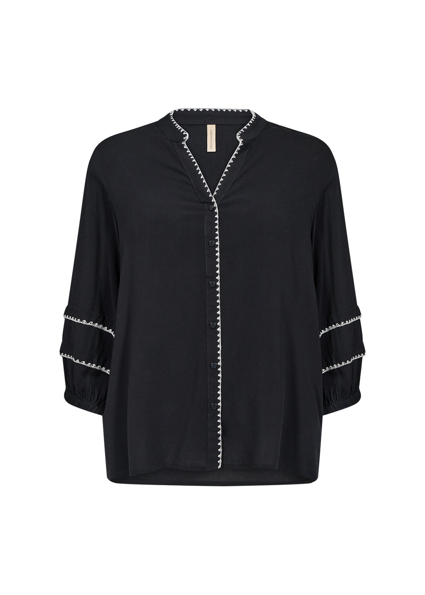 Soya Concept Radia Shirt | Black
