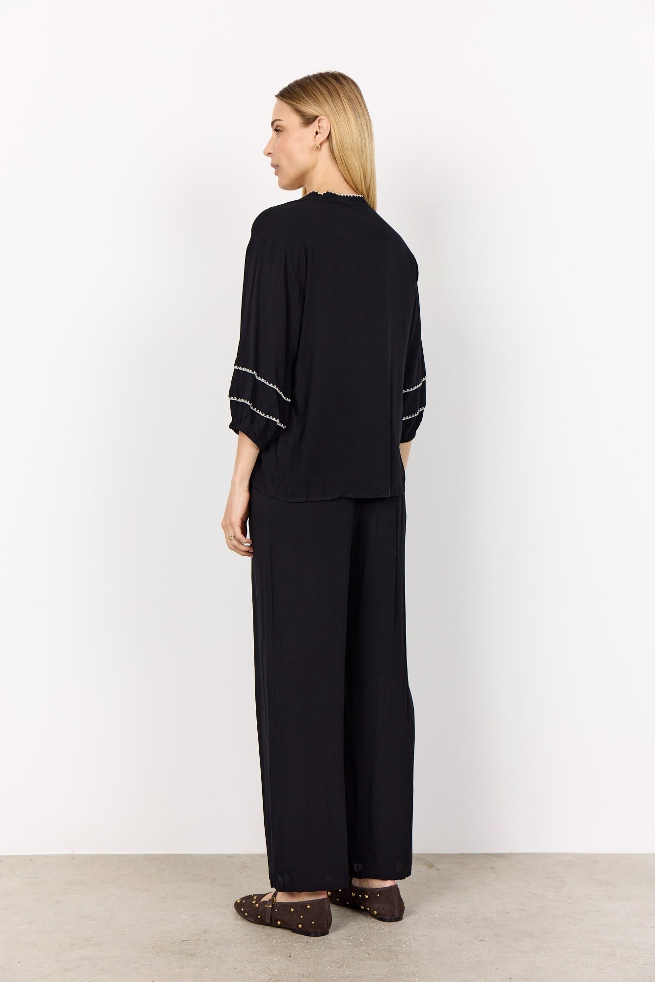 Soya Concept Radia Shirt | Black