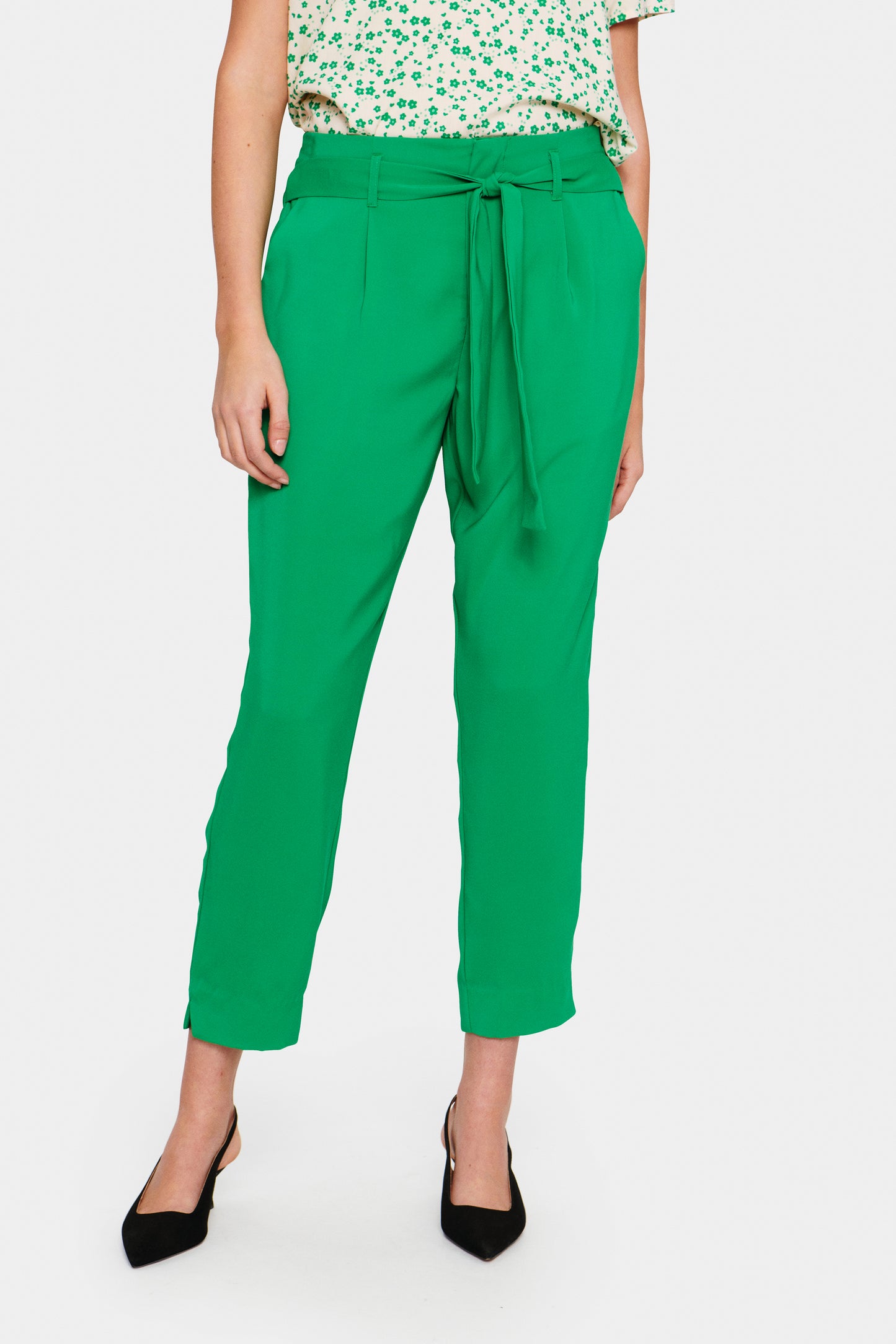 Saint Tropez Andrea Cropped Pant Jelly Bean