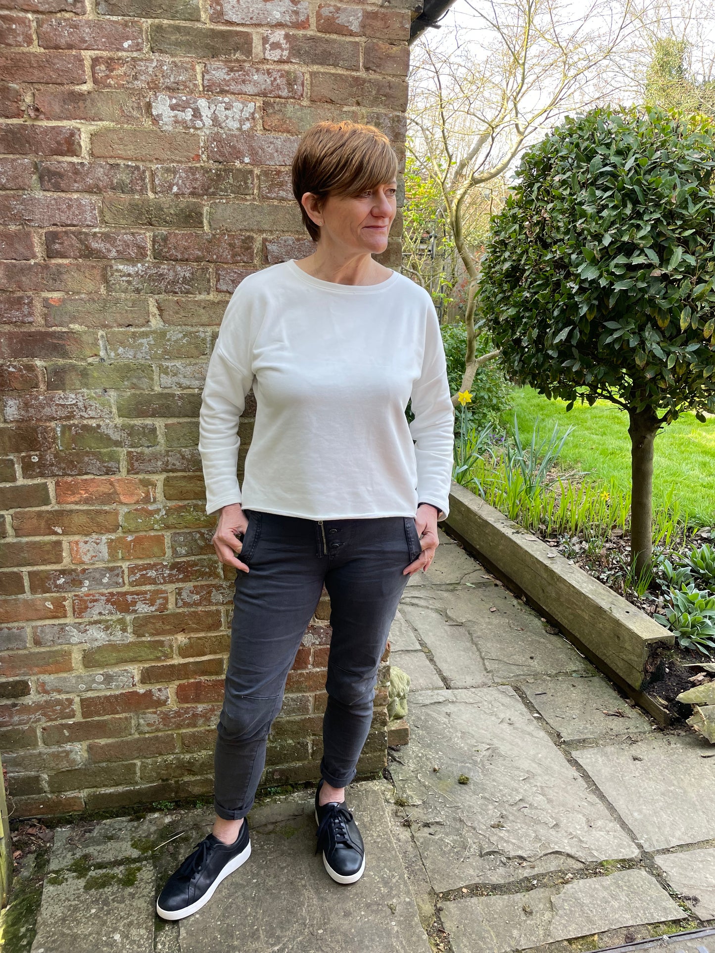 Melly & Co 4 Button Jeans | Charcoal