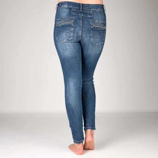 Melly & Co 4 Button Skinny Jeans | Denim