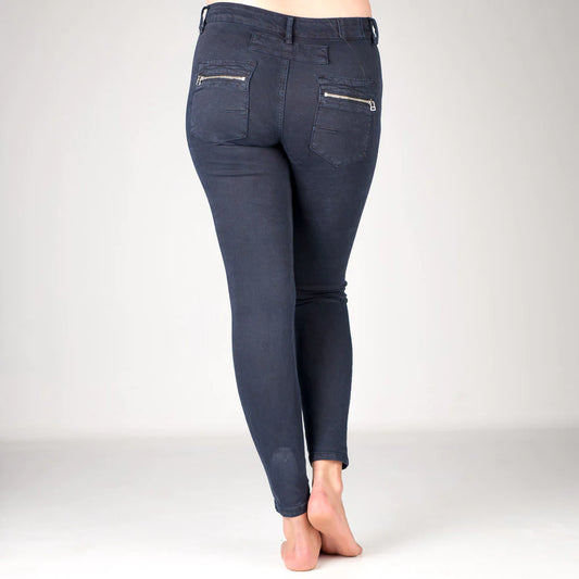 Melly & Co 4 Button Jeans | Navy