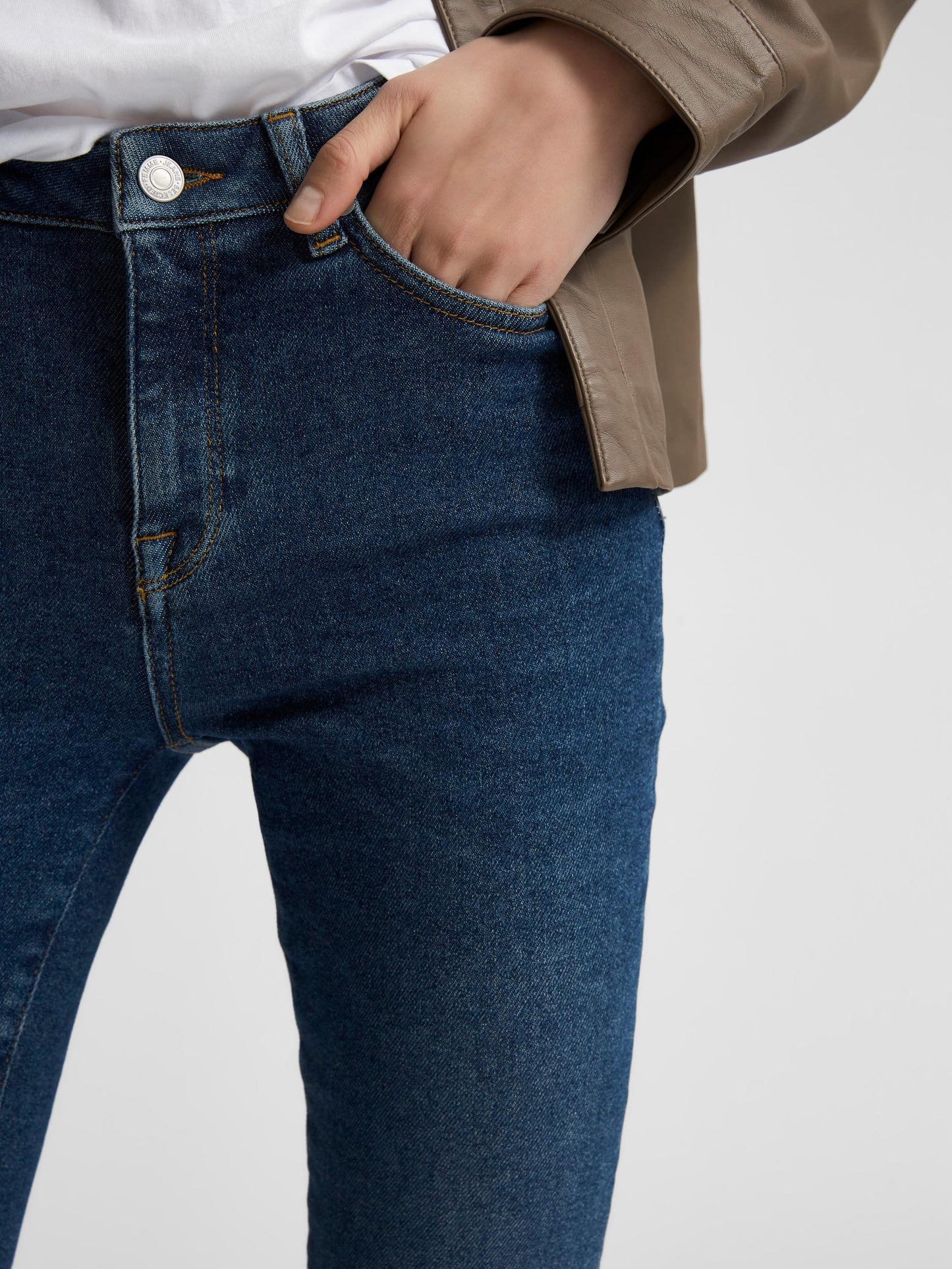 Sophia Skinny Jeans | Dark Blue Denim