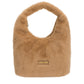 Faux Fur Scoop Grab Bag | Tan