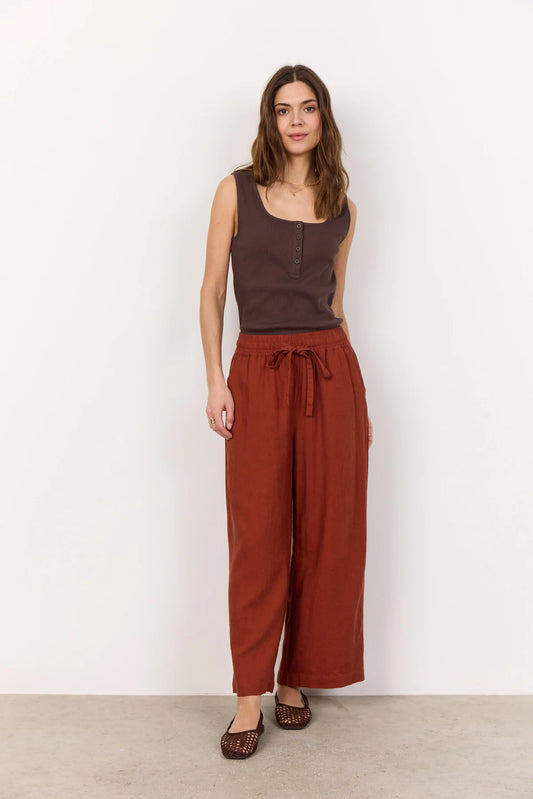 Soya Concept Ina Pants | Rust
