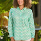 Lisbon Cotton Shirt | Aqua