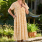 Portici Cotton Dress | Gold