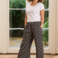 Luella Turin Geometric Print Trousers | Black & White