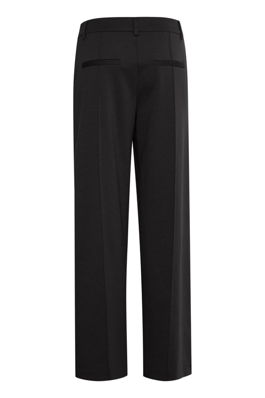 Ichi Ihkate Wide Pants | Black