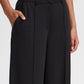 Ichi Ihkate Wide Pants | Black