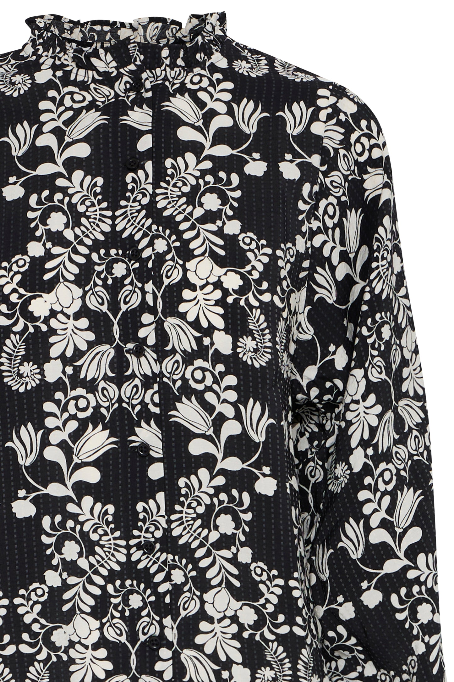 Ichi Ihgocina Shirt | Black Flower
