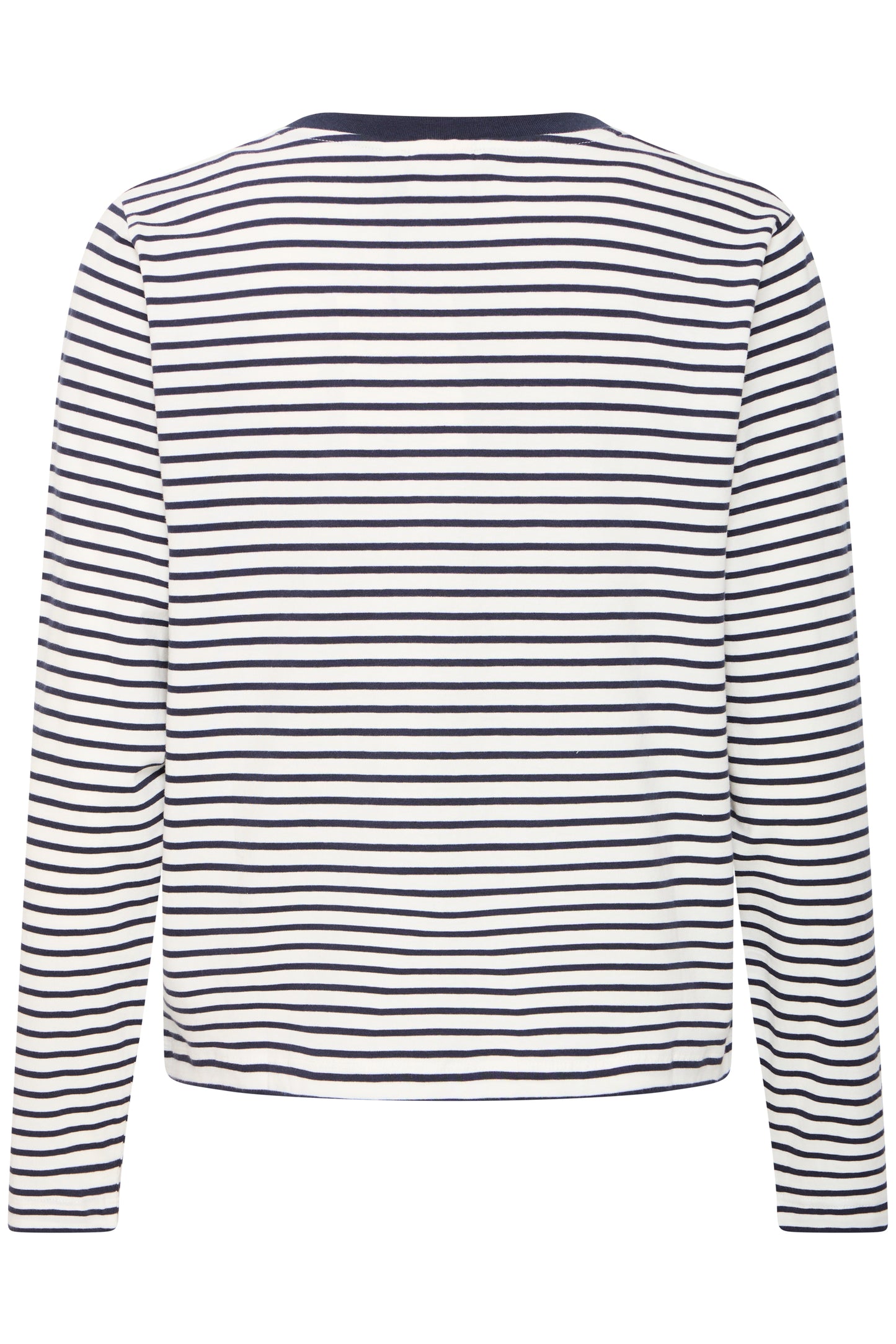 Ichi Ihmira Long Sleeve T-Shirt | Cloud Dancer & Total Eclipse