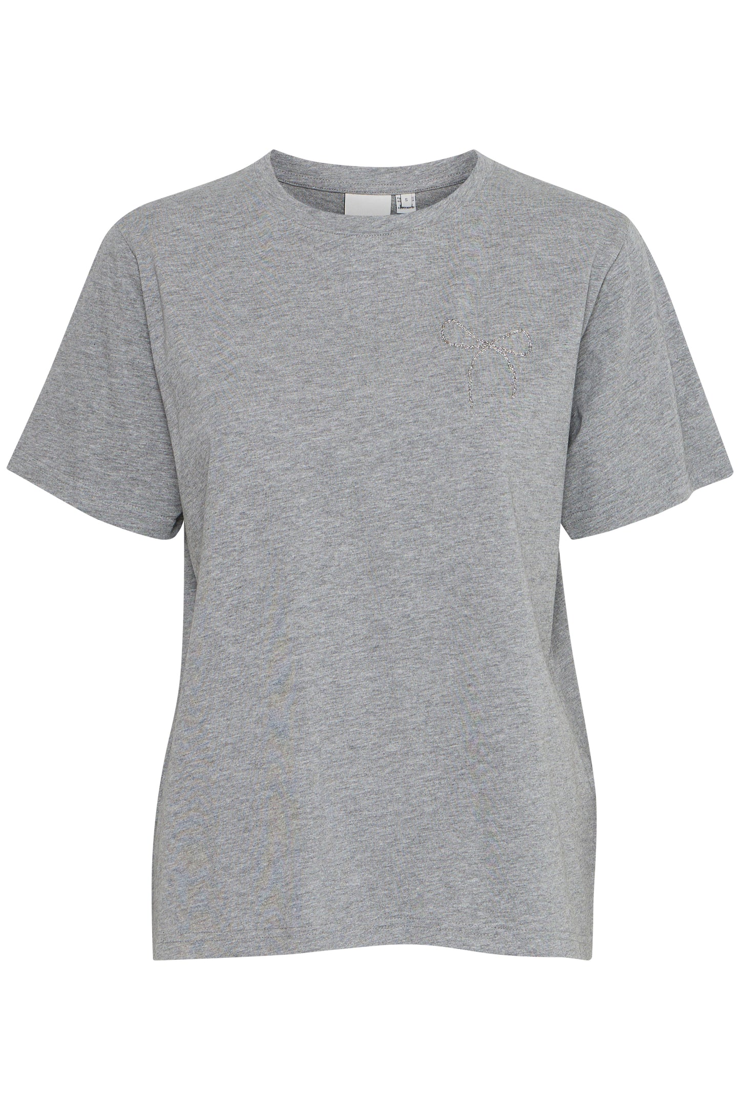 Ichi Ihnynna T-Shirt | Light Grey Melange