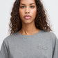 Ichi Ihnynna T-Shirt | Light Grey Melange