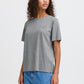Ichi Ihnynna T-Shirt | Light Grey Melange