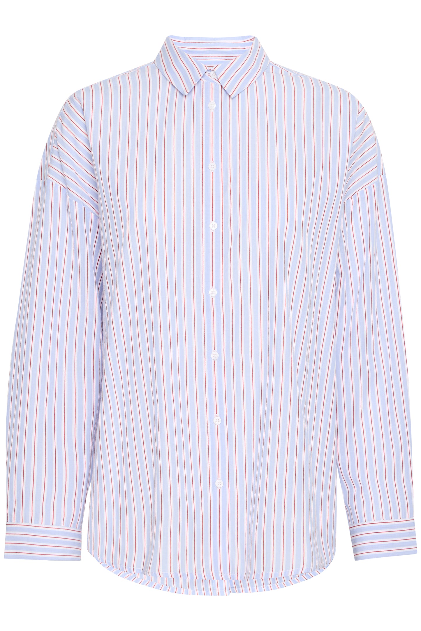 Ichi IhJanex Shirt | Blue Multi Stripe
