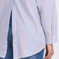 Ichi Janex Shirt | Blue Multi Stripe