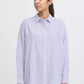 Ichi Janex Shirt | Blue Multi Stripe