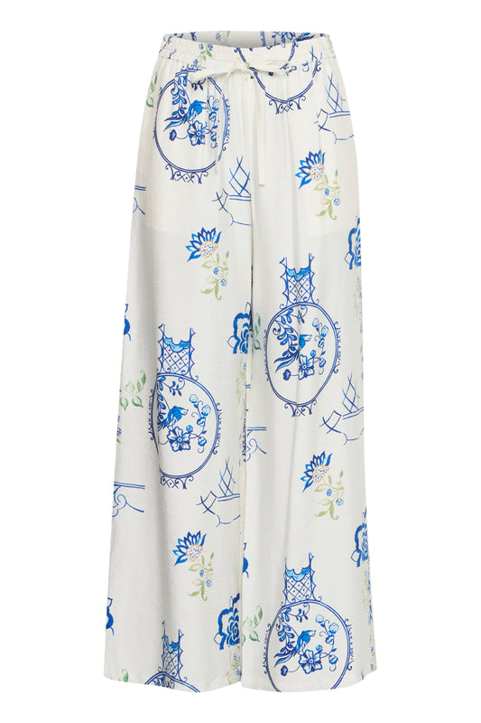 Ichi Ihlucie Pants | Big Scale Tile Aop 