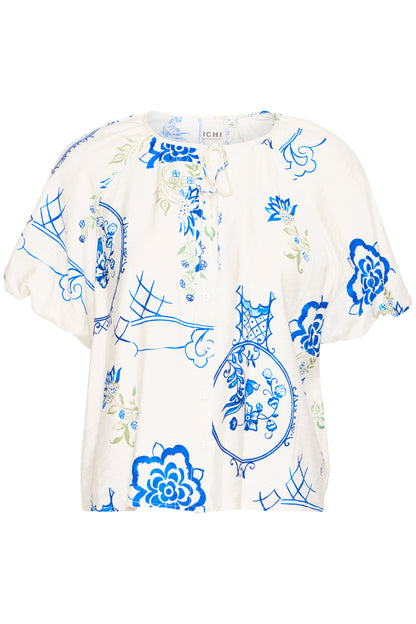 Ichi Ihlucie Shirt | Big Scale Tile Aop
