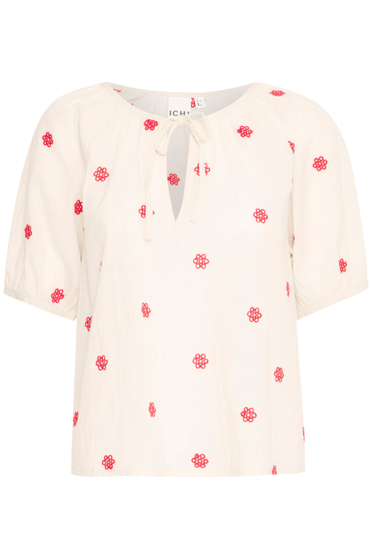 Ichi Ihvinna Blouse | Almond Milk