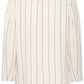 Ichi Linno Blazer | Natural Ecru Stripe